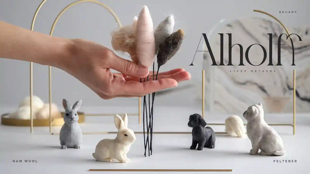 Pawimprint’s Essential Guide to Wool Types for Realistic Felted Animals