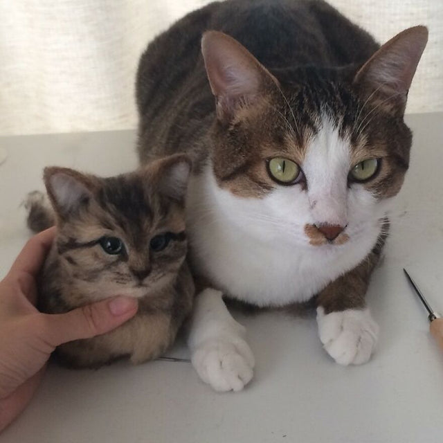 How Wool Felt Portraits Are Crafted by Hand