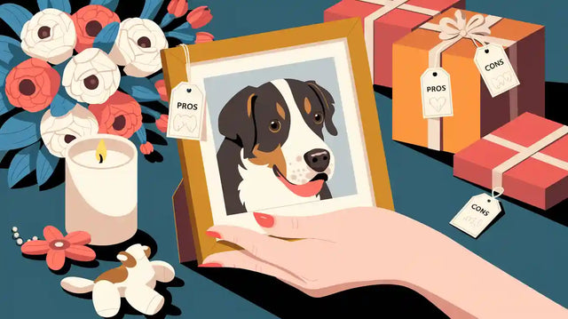 Dog Loss Sympathy Gift Options and Their Pros and Cons