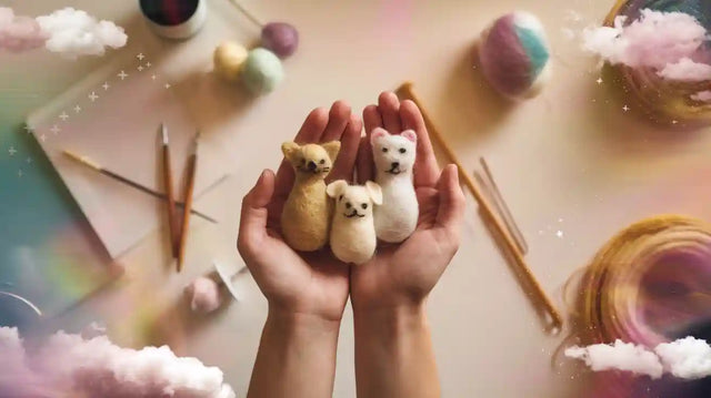 DIY Little Felted Friends for Beginners by Pawimprint