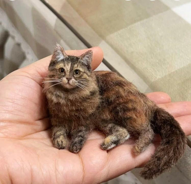 When a custom-made felt cat gave me the most enduring farewell