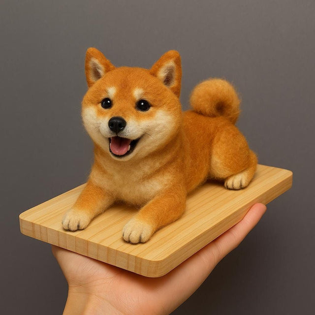 How to Shape and Detail Wool Felt Pet Portraits