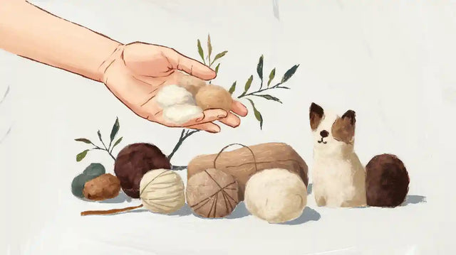 Exploring the Natural Fibers Used in Pet Wool Felt