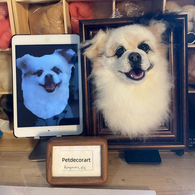 3D Custom Stuffed Animal Clones with Wooden Frame | pawimprint