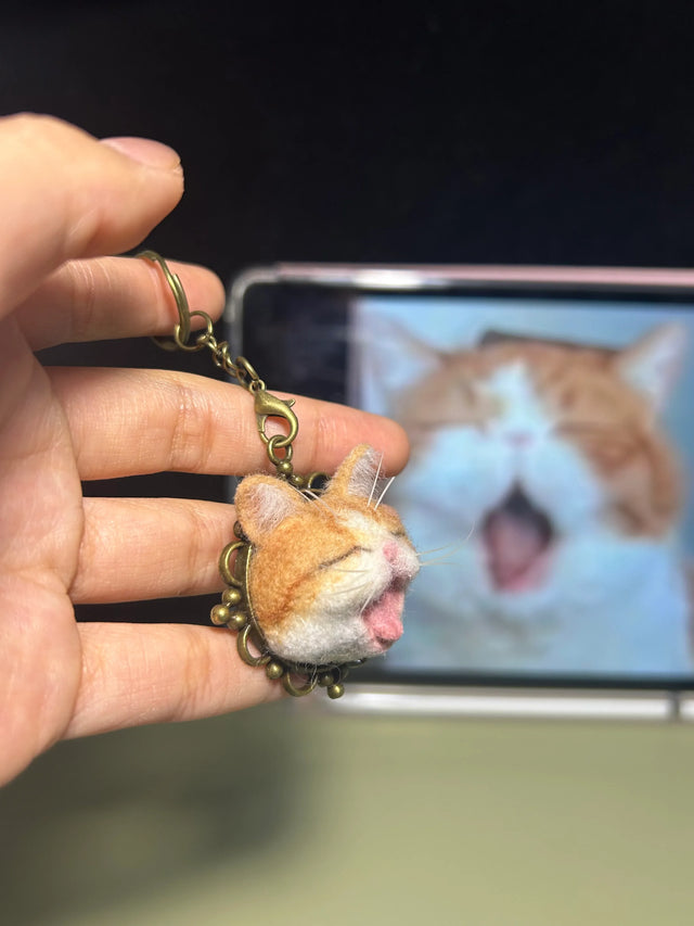 Custom Mini Stuffed Animal Pet Clones - Felt Pet Keychain & Bag Charm | pawimprint