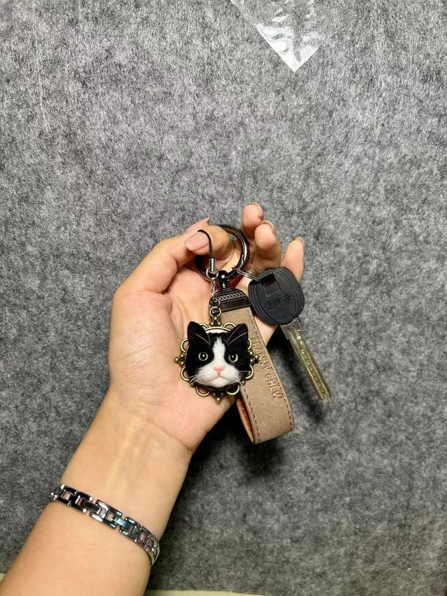 Custom Mini Stuffed Animal Pet Clones - Felt Pet Keychain & Bag Charm | pawimprint