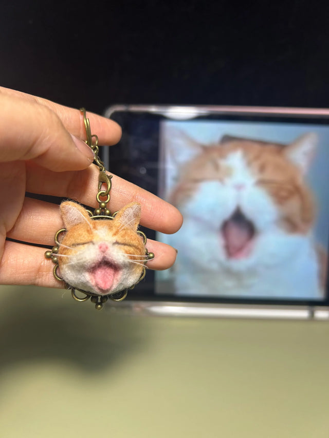 Custom Mini Stuffed Animal Pet Clones - Felt Pet Keychain & Bag Charm | pawimprint