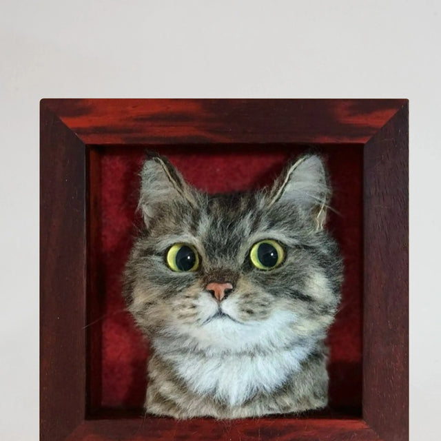 3D Custom Stuffed Animal Clones with Wooden Frame | pawimprint