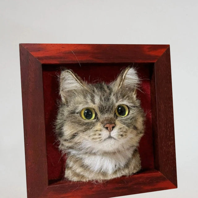 3D Custom Stuffed Animal Clones with Wooden Frame | pawimprint
