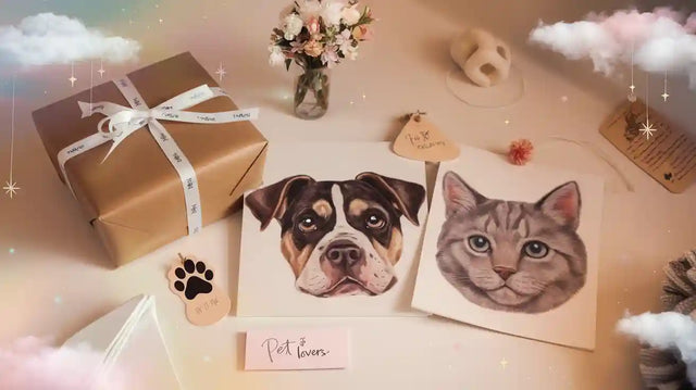 Gift Guide for Pet Lovers Featuring Wool Pet Portraits
