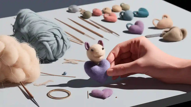 Felting Keychain Journey From Wool to Wonderful Keepsake
