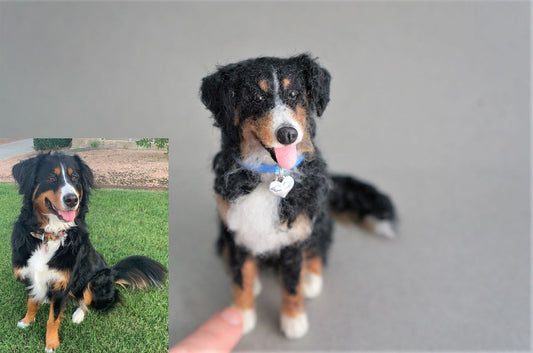 Handcrafted felt dog ornaments and machine-made ones what sets them apart