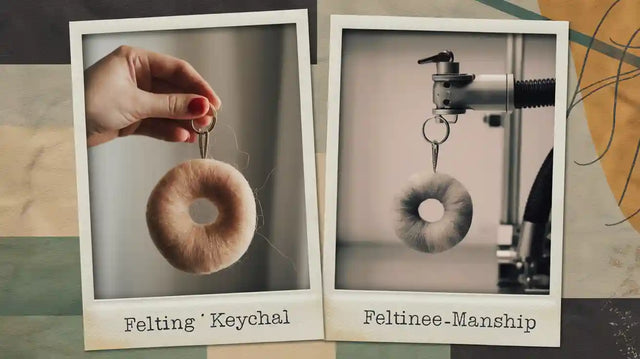 Handmade vs Machine-Made Felting Keychains What Sets Them Apart