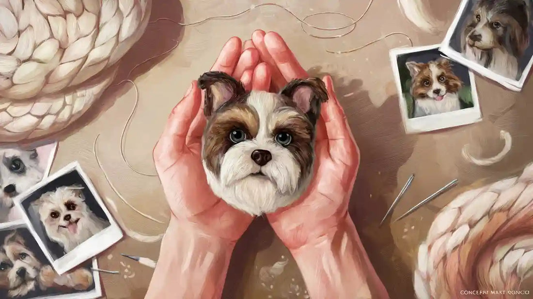 Touching Stories Behind Wool Felt Pet Portraits That Capture Hearts