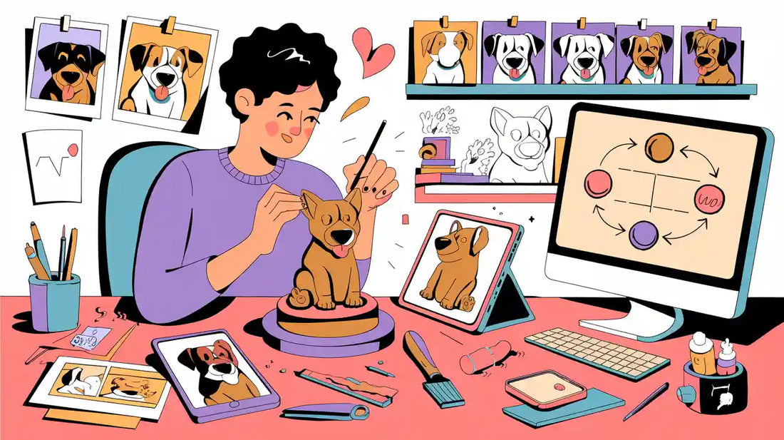 Pawimprint’s Simple Process for Custom 3D Dog Portraits