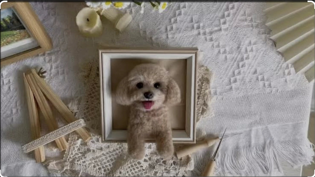 Custom Framed Felt Pet Wall Art for 2026