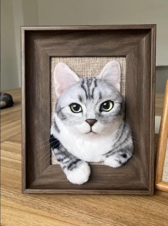 Felted Pet Portraits Bring Healing and Remembrance to Pet Owners