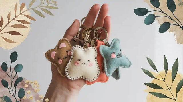 Discover the Unique Charm of Handmade Felt Keychains