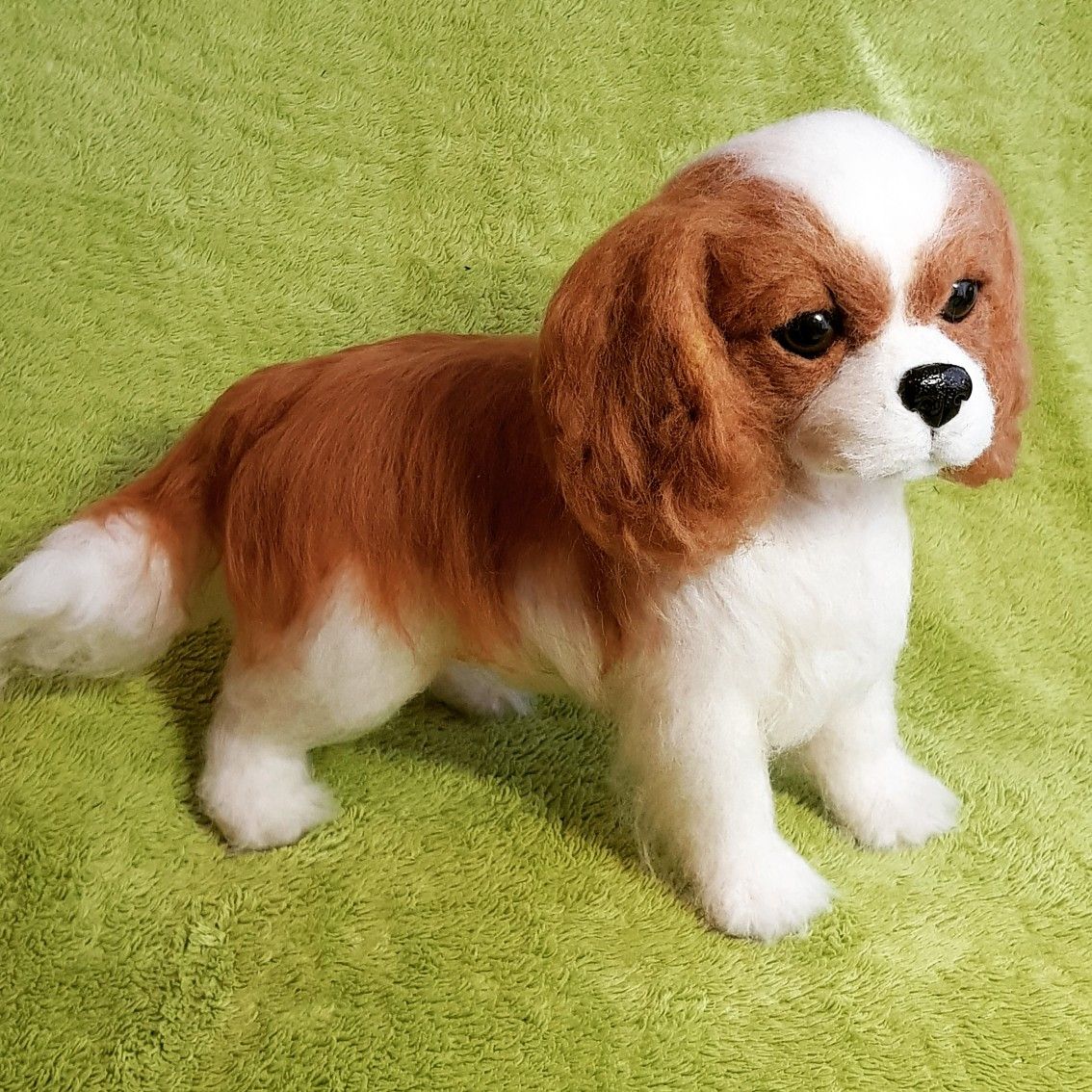 Custom-Dog Wool Felt Full Body Portrait