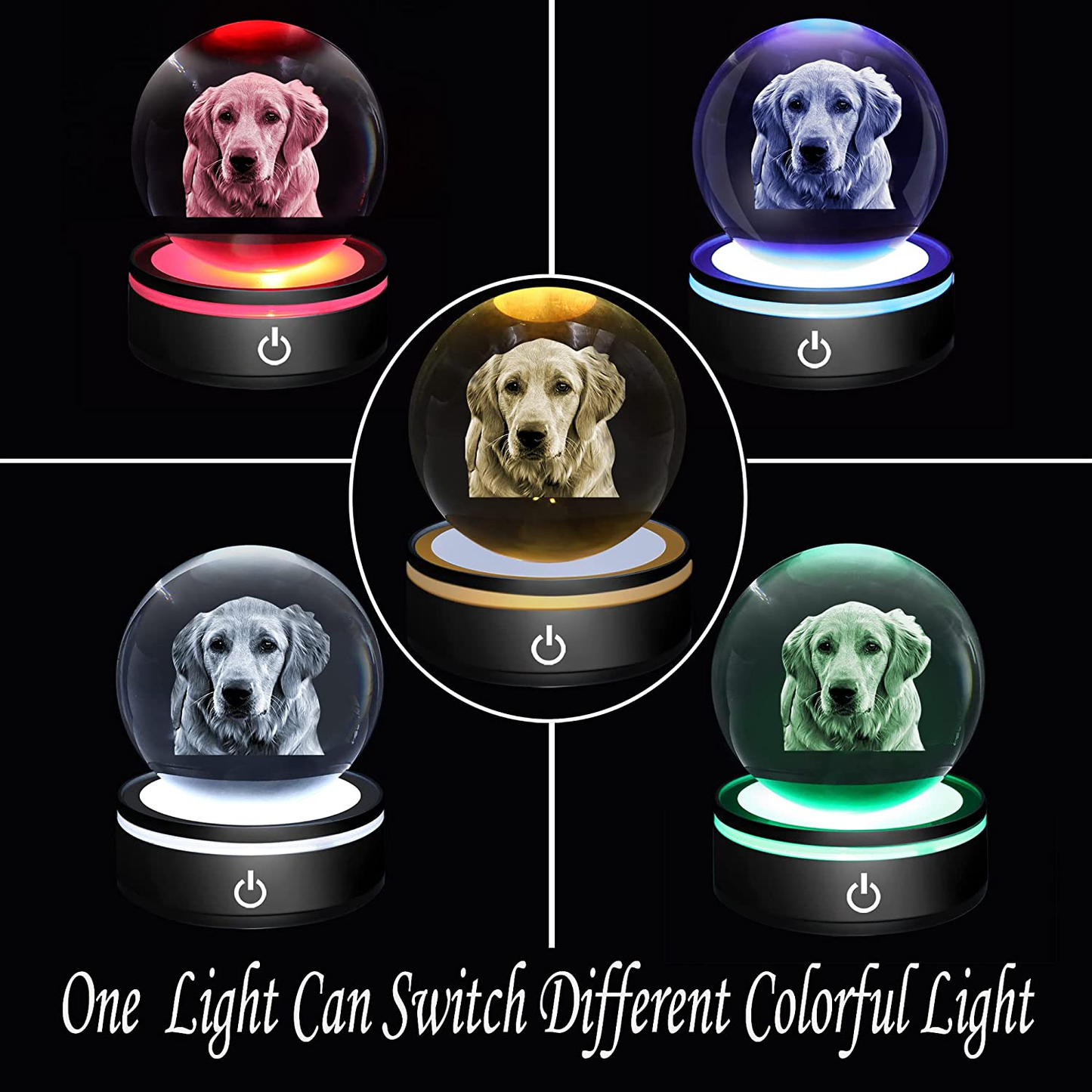 Personalized 3D Ball Pet Crystal - Not Just For Pets!
