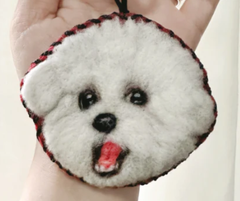 Pet Memorial Gifts, Custom Pet Wool Felt Portraits